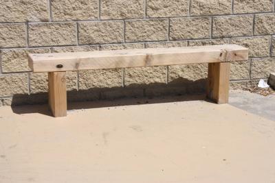 Iron Sedis Outdoor Bench Seats - handcrafted Australian timber outdoor furniture, view 4