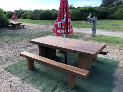 Iron King - Table Setting Outdoor Dining Sets - handcrafted Australian timber outdoor furniture, view 7