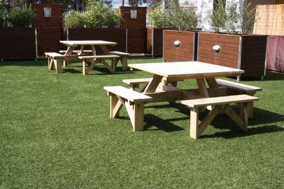 TK Heritage Square Outdoor Dining Sets - handcrafted Australian timber outdoor furniture, view 1