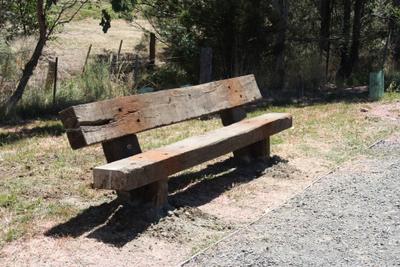 Rustic Anchor Outdoor Bench Seats - handcrafted Australian timber outdoor furniture, view 5