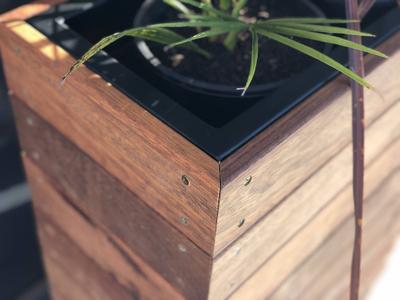 Botani Barrier Planter Boxes - handcrafted Australian timber outdoor furniture, view 4