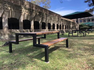 Urban Element - Table Setting Outdoor Dining Sets - handcrafted Australian timber outdoor furniture, view 1