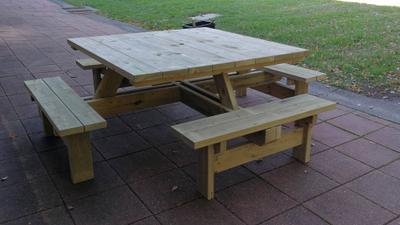 TK Heritage Square Outdoor Dining Sets - handcrafted Australian timber outdoor furniture, view 5