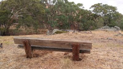 Rustic Anchor Outdoor Bench Seats - handcrafted Australian timber outdoor furniture, view 6