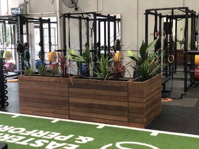 Botani Barrier Planter Boxes - handcrafted Australian timber outdoor furniture, view 6