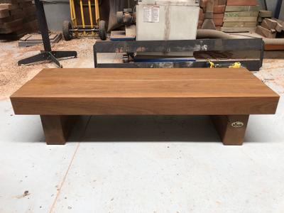 Iron Base Outdoor Coffee Tables - handcrafted Australian timber outdoor furniture, view 3