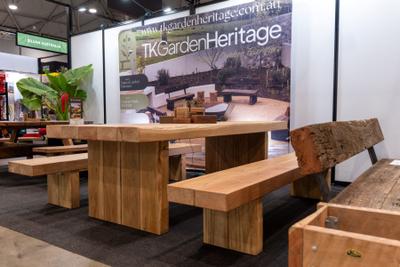 Iron King - Table Setting Outdoor Dining Sets - handcrafted Australian timber outdoor furniture, view 6
