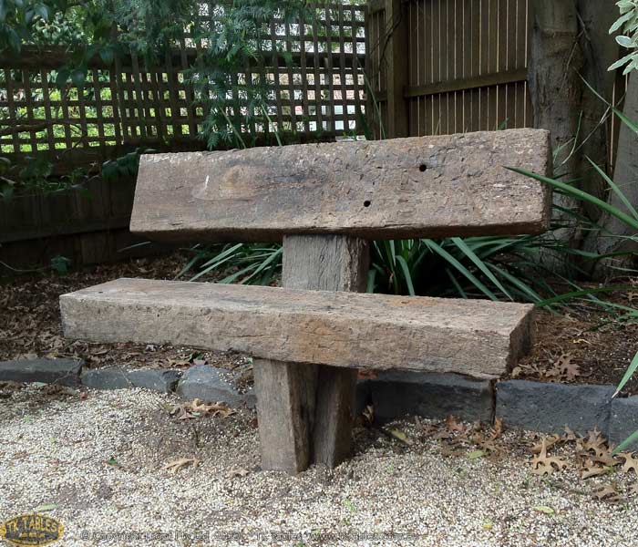 Anchored Garden Bench Seat