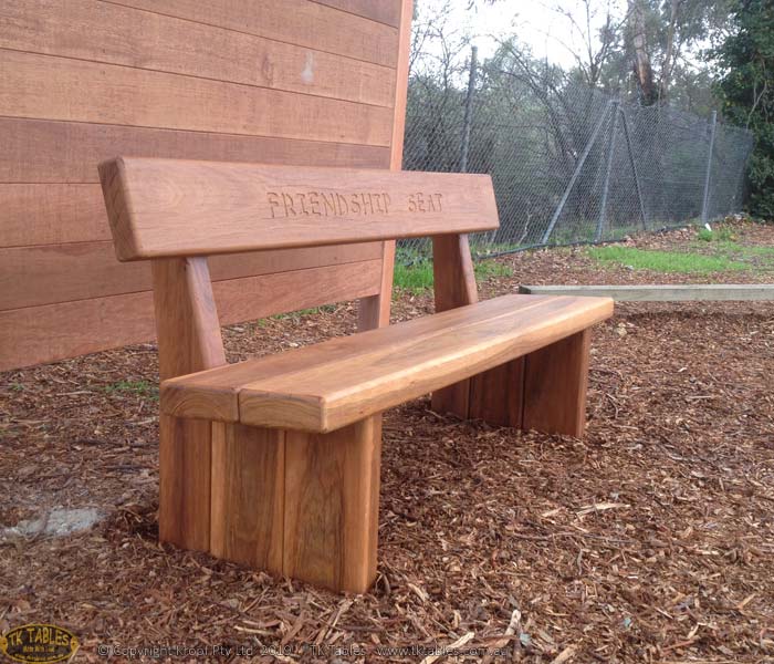 Memorial Wooden Bench Seat
