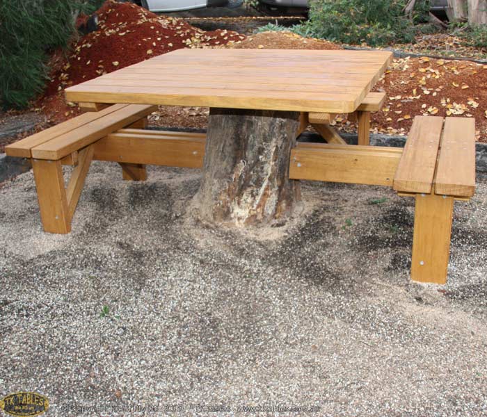 Square or Round Outdoor Timber Furniture